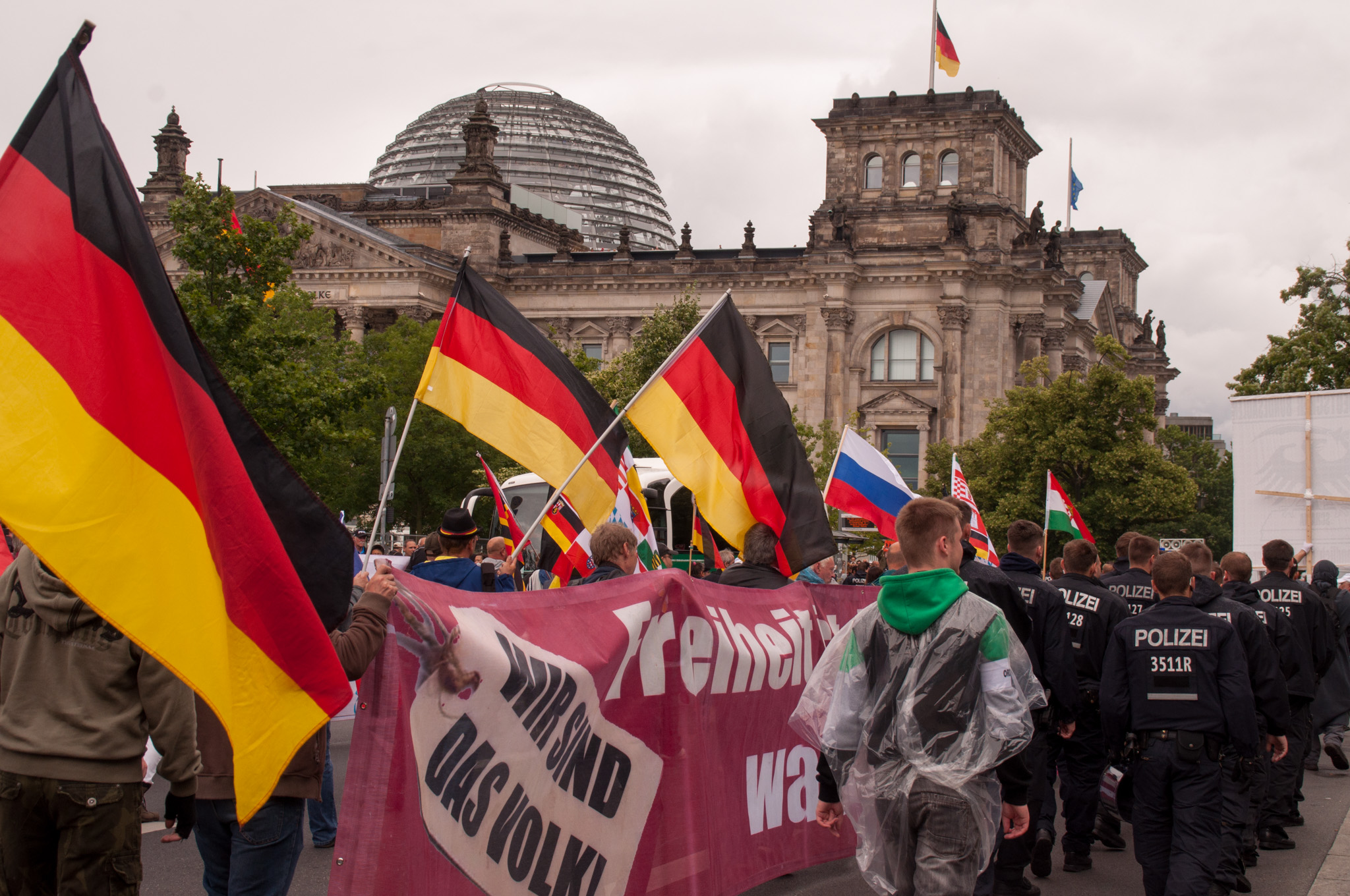 1. Juli 2017 - "Wir für Deutschland" - "Merkel muss weg" in Berlin